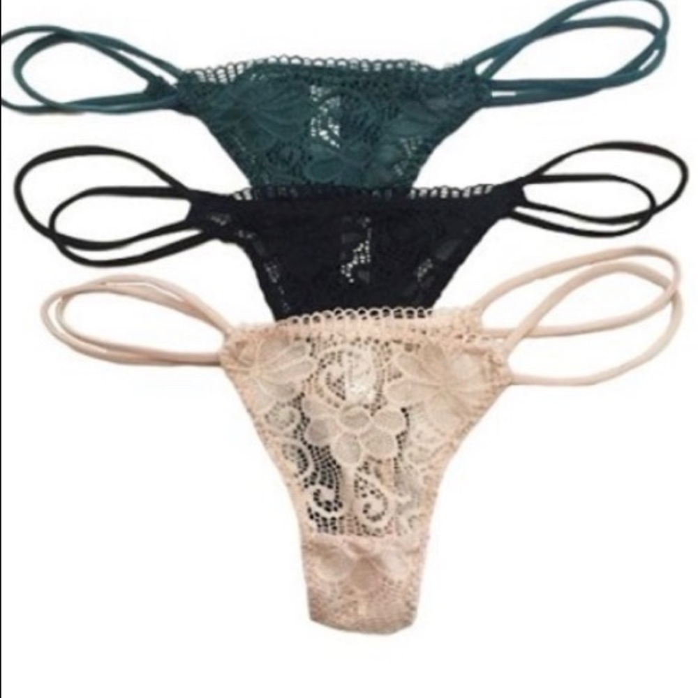 NWOT LACE THONG BUNDLE - ALL SIZES